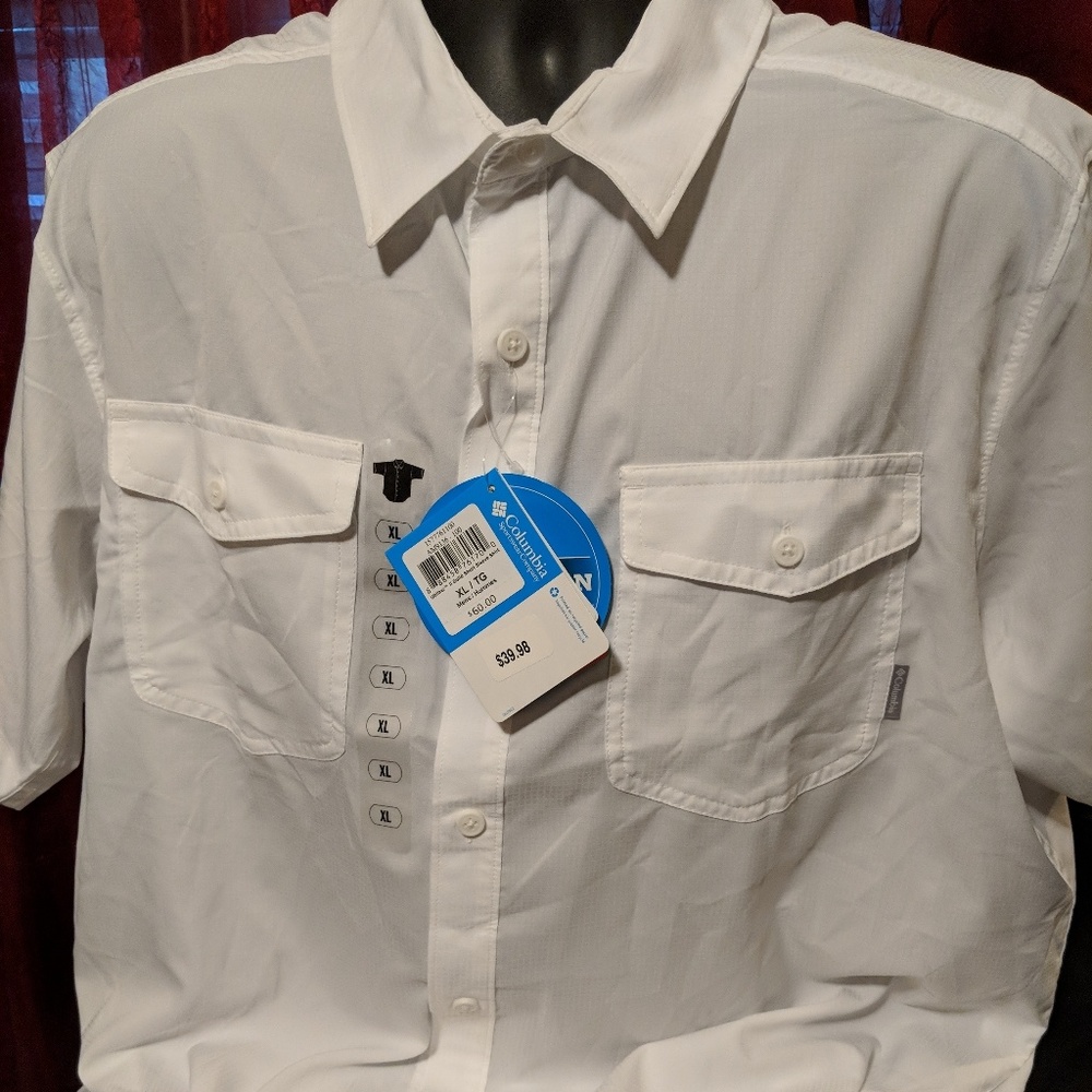 Columbia Button Down Short Sleeve